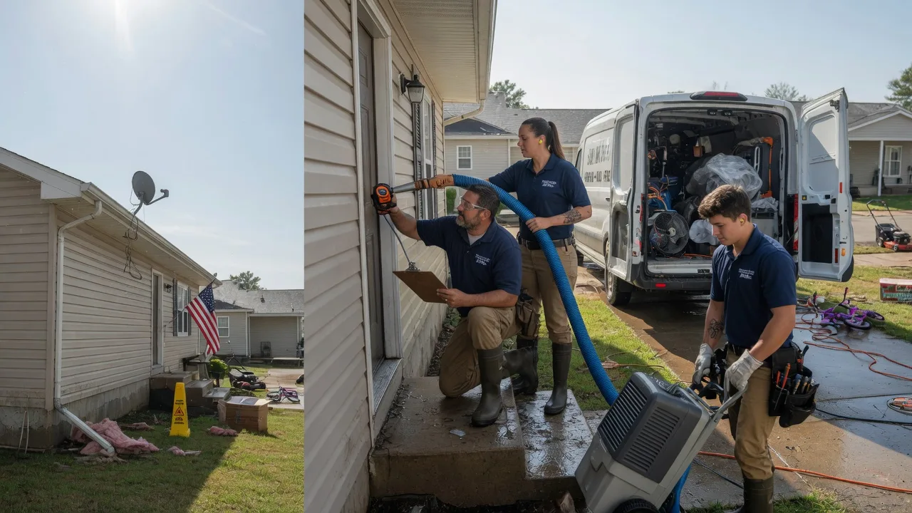 Ceiling Water Damage Restoration in Culloden, WV near me